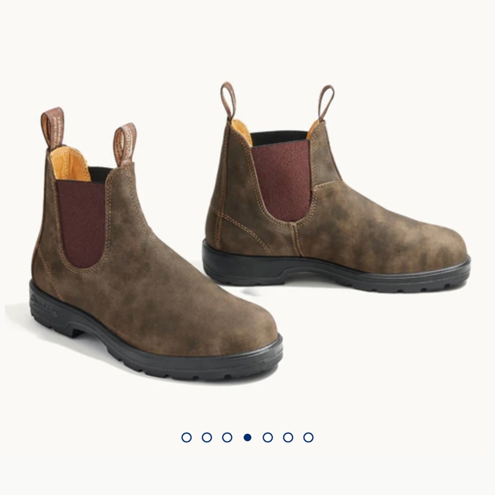 Blundstone 585 Chelsea boots suede rustic